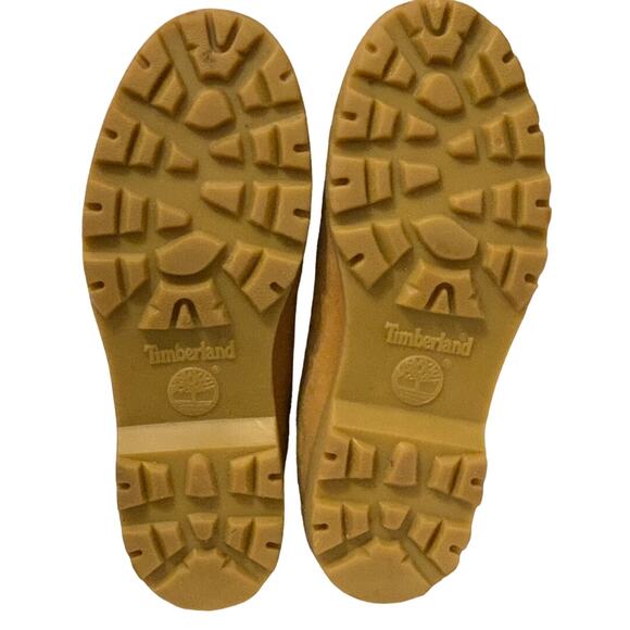 Timberland Waterproof Premium Nubuck Leather Womens Boots Rubber Lug Outsole 8.5 - Picture 9 of 12